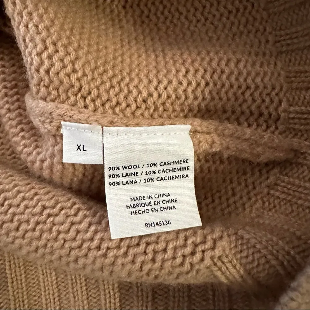 Naadam structured shoulder sweater